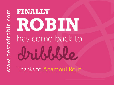 HELLO DRIBBBLE!