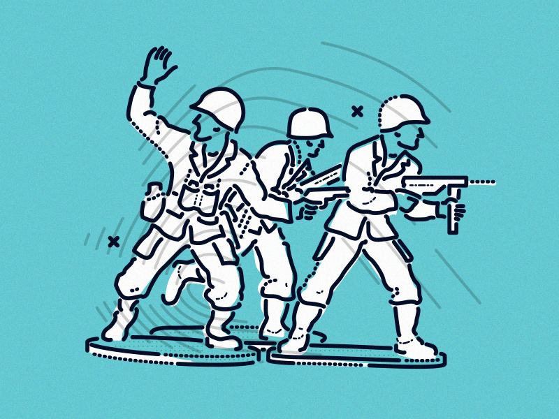 Firing Line* by James Oconnell on Dribbble