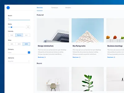 Blog UI Kit app branding clean design flat ios iphone sketch ui web website white