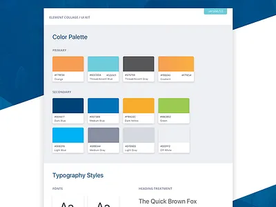 Element Collage / UI Kit elements kit ui user interface