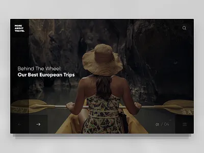 More About Travel Header Concept design destinations locations photography reviews travel web