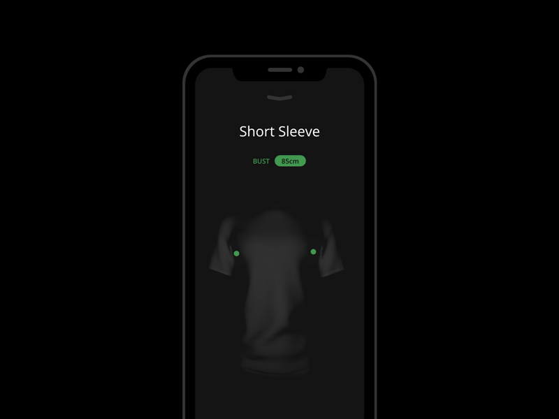 Ar Ruler 3d animation app ar c4d clothing ios iphone prototype ruler ui ux
