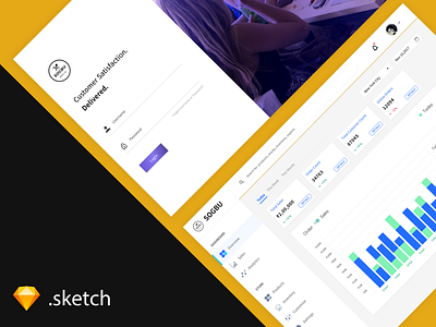 Restaurant Backend Dashboard [ FREEBIE ] admin analytics cards charts dashboard data desktop sales sidebar statistics web
