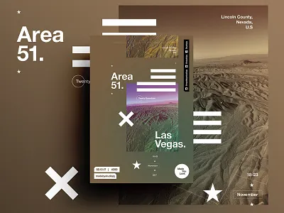 👁Made You Look👁 250 | Area 51. art color design freelance photography poster postereveryday swiss typography vegas