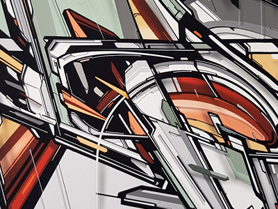 JUHILIOH abstract art contemporary art design fine art graffiti printmaking street art