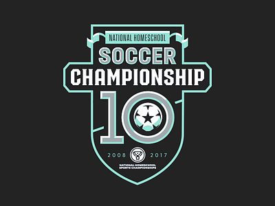 NHSC Tournament Logo 2017 anniversary championship crest football national shield soccer tournament