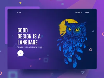 Visual Language 4 bubble color creative design gmail google gradient new trend template typography ui ux