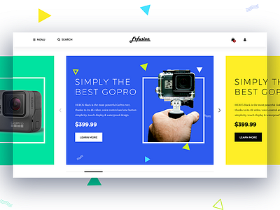 E-Commerce Website UI Kit app dashboard ecommerce header hero header kit landing landing page ui ux web design website