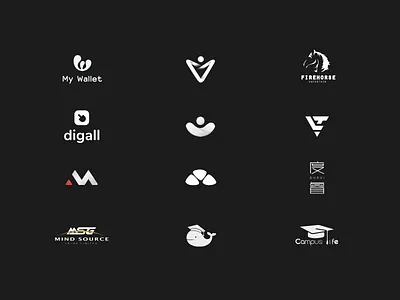Logofolio app icon logo logofolio logos branding graphic vi vis