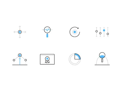 40/52 – Data is Science blue brand dangerdom data design dominic flask icon illustration line product science vector
