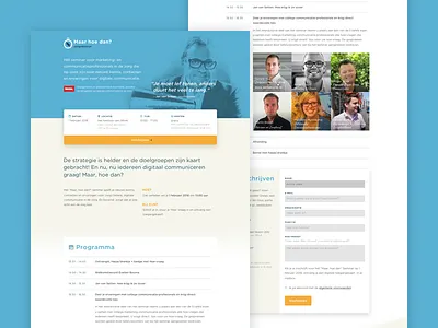 Maar Hoe Dan - Website clean design flat halftone interface iwink modern ui ux web website