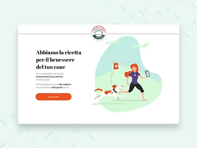 Mongrel Pets / Landing design mongrel pets sketch ui