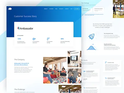 Ambassador Case Study 3d app branding design flat icon illustration ui ux vector web website