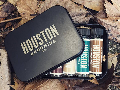 Houston Grooming Co. branding houston sans serif typography