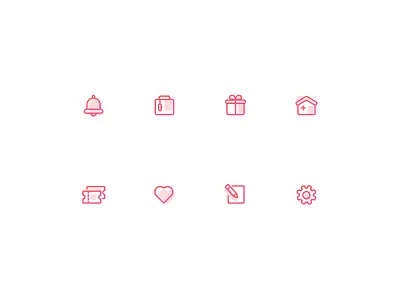 Icon Design airbnb design icons line mark ui ux