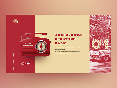 Akai akai color layout r radio retro ui uidesign userexperience userinterface ux uxdesign
