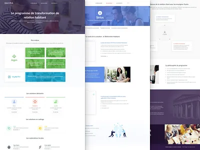 Agora website home icons landing logo page timeline ui ux web