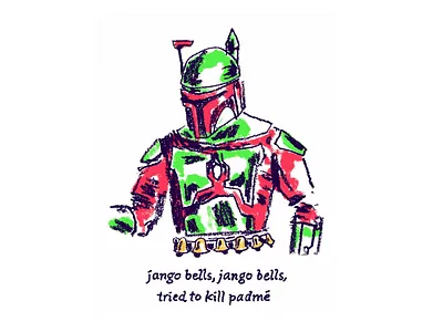 seasons greetings from the fetts christmas jango fett jingle bells star wars