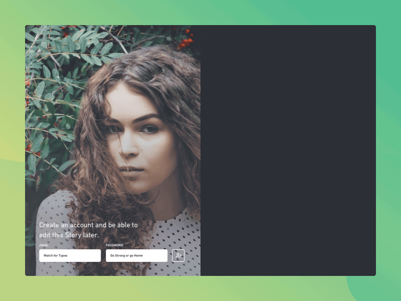 Online Gallery Merge Animation account animation desktop gallery gif interaction interface loading motion ui ux webdesign