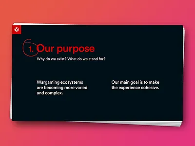 IDeA: Team Purpose agency branding design games illustration positioning presentation purpose tanks wargaming wot