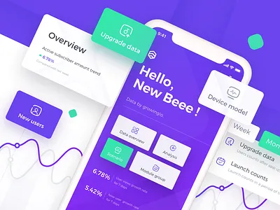 Design Of Data Analysis App analysis app card charts data graph ios iphonex mobile statistics ui ux