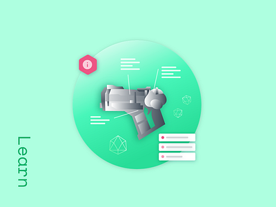 Learn ammo gaming gun illustration practice weapon