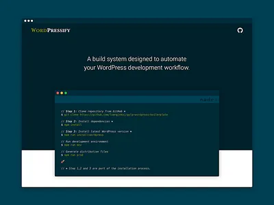 WordPressify dark docs documentation interface responsive solarized ui ux web wordpress
