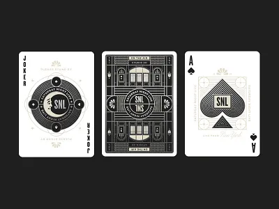 Saturday Night Live pt. IV ace cards deck moon nbc spades television tv