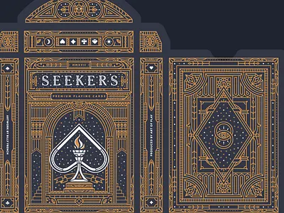 Seekers Box box club detail diamond heart playing cards spade