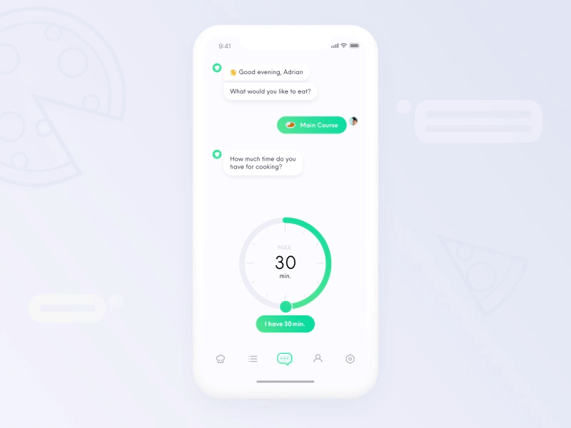 Recipe app chatbot
