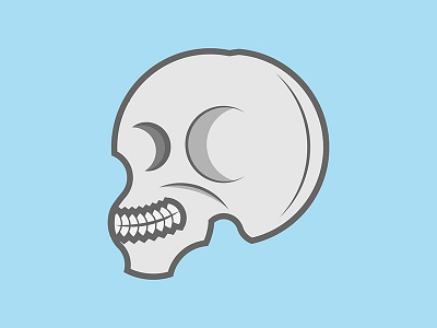 Golden Ratio Skull golden ratio icon illustrator lineart logo minimal simple skull vector vector art