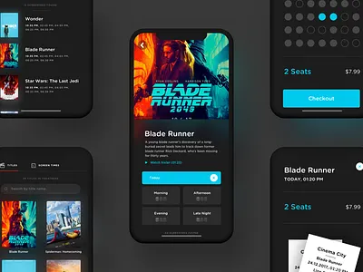 Cinema App Case Study app case study cinema iphone x movie movie app movies screening seats theater user experience ux