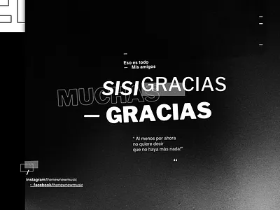 The New New - Identity redesign band brand branding grunge punk rock type typography