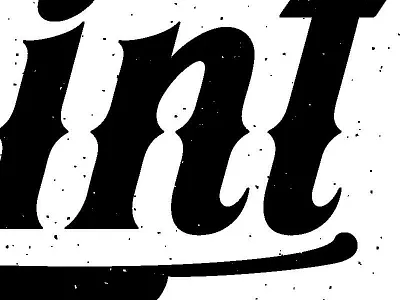 Final Afterhours Shop Rag design lettering screen printing screenprint shop rag show texture type