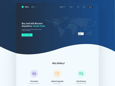 Bitbuy - Cryptocurrency Landing Page bitcoin coins cryptocurrency landing page online payment trading