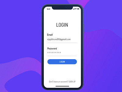 Login Concept aftereffect animation app interaction ios login signin