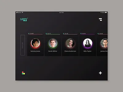 #Genera_BLE bluetooth dark iot ipad ui