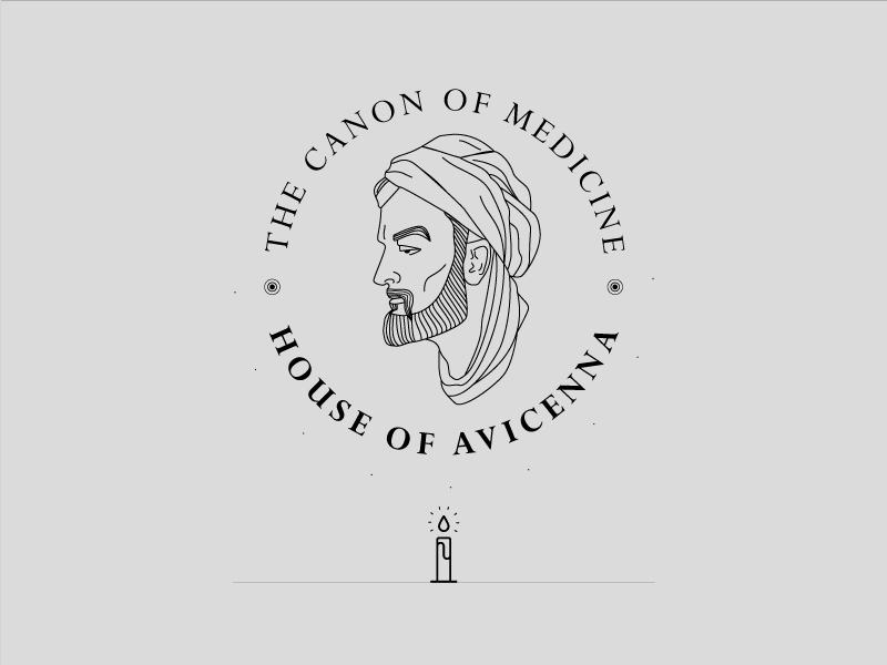 Avicenna arabic avicenna branding daily design flat design gif illustration logo design medicine persian