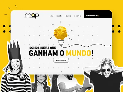 Agency Map agency design ui ux website