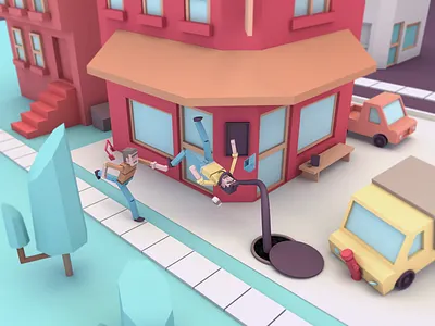 Assassination plan c4d color nice plot