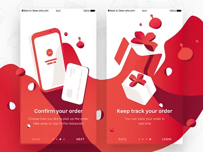 Foodberry illustrations android app crm foodberry geexarts ios map restaurant takeaway track