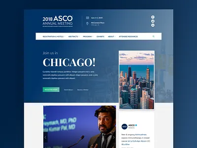 Conference Landing Page conference home page interface landing page modular ui design ux design web design website