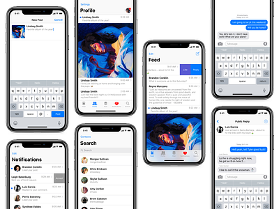 WallApp for iPhone X app iphone social
