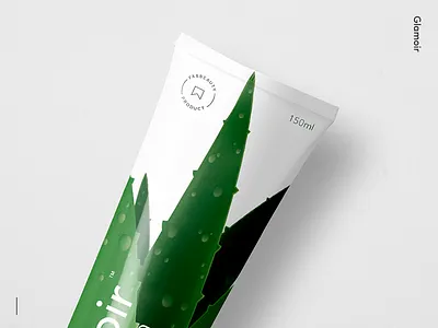 Glamoir Branding branding cosmetics design fruits logo natural packaging