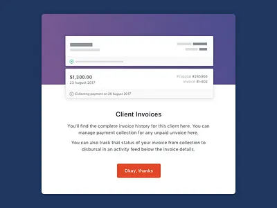 Onboarding Modals finance gradient modal onboarding product ui