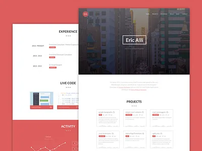 Devfolio - A Portfolio For Software Engineers blog code engineering graph icons portfolio snippets web