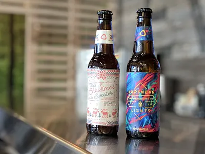 2017 Holiday Beers beer brew christmas custom design holiday label party