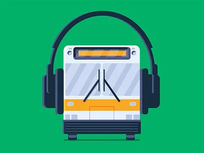 Google Play Music - Morning Commute Playlist google illustration music vector