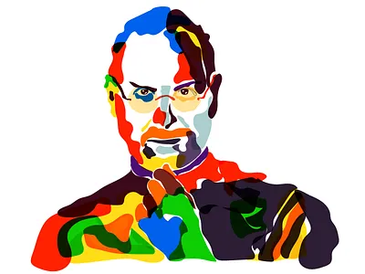 Steve Job art illustration legend steve job