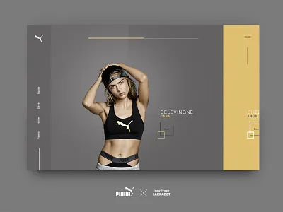 Puma women's concept redesign aaa app concept ecommerce girl puma redesign sneakers website